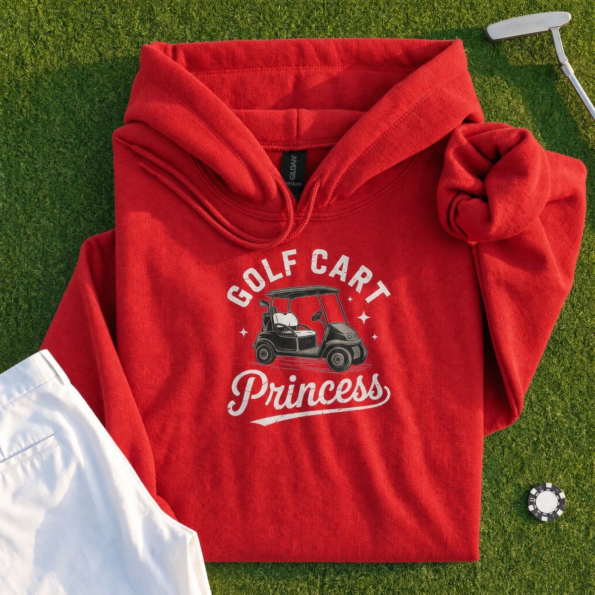 Golf Cart Princess Hoodie