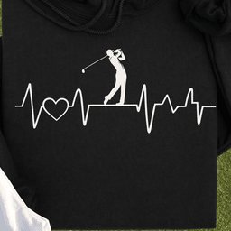 Golf Heartbeat Line Hoodie