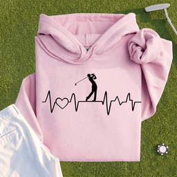 Golf Heartbeat Line Hoodie