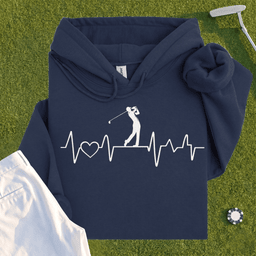 Golf Heartbeat Line Hoodie