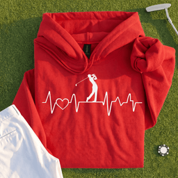 Golf Heartbeat Line Hoodie