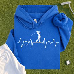 Golf Heartbeat Line Hoodie