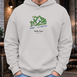 Bandon Dunes Course Map Hoodie