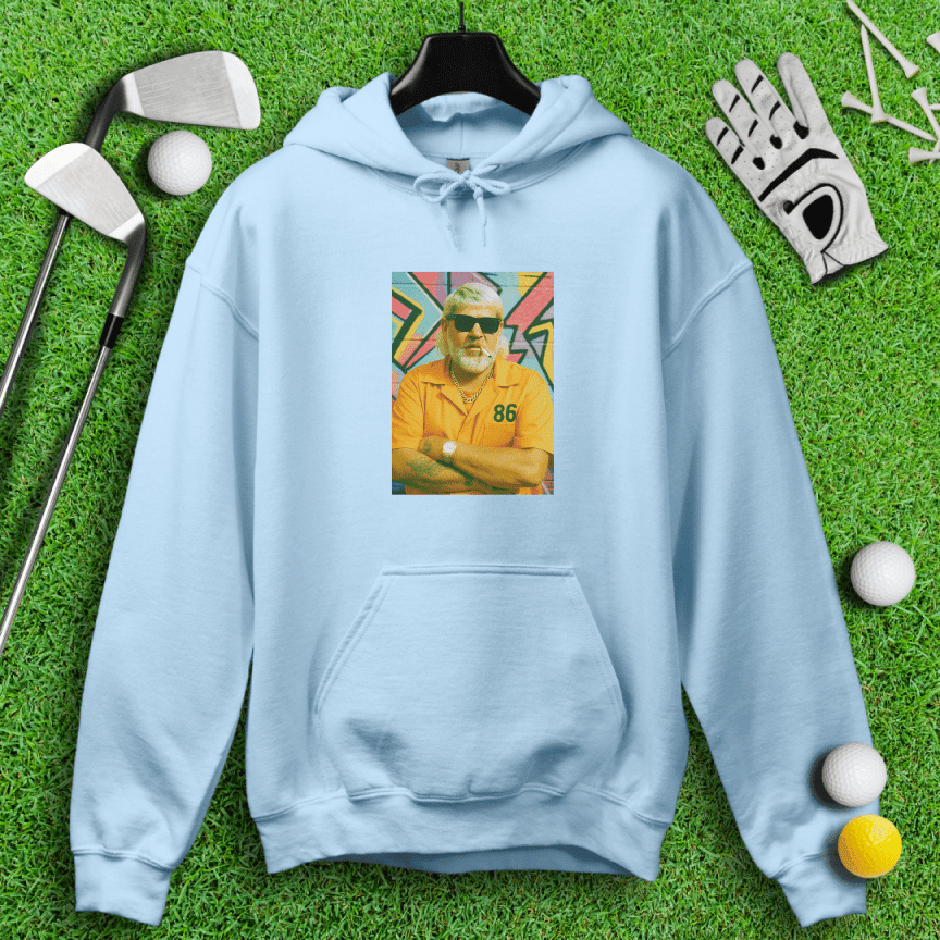 John Daly Retro Mugshot Hoodie