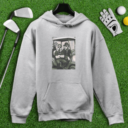 Golden Retriever Gangster Golfer Hoodie
