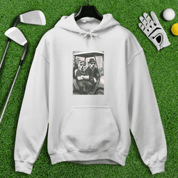 Golden Retriever Gangster Golfer Hoodie