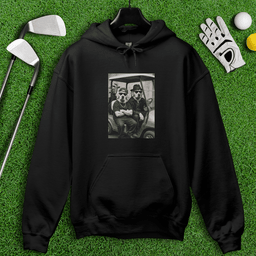 Golden Retriever Gangster Golfer Hoodie