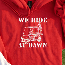 We Ride At Dawn Cart Hoodie
