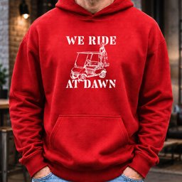 We Ride At Dawn Cart Hoodie