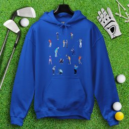 Golfer Prints Hoodie