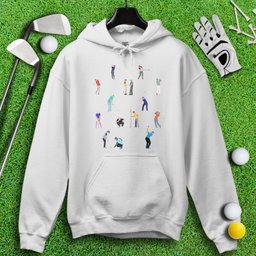 Golfer Prints Hoodie