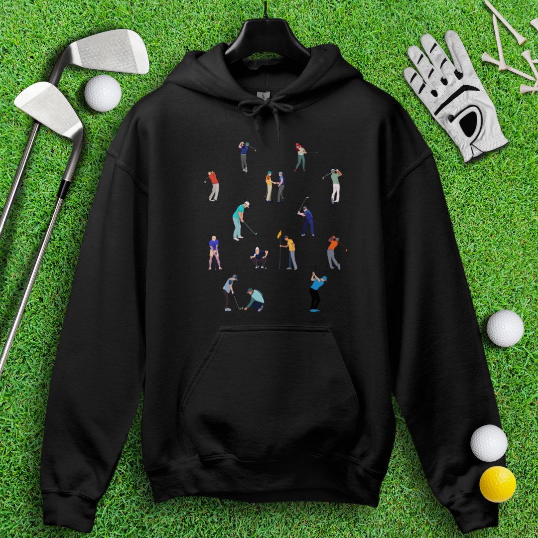 Golfer Prints Hoodie