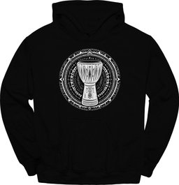Djembe Drum Art Hoodie