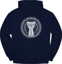 Djembe Drum Art Hoodie