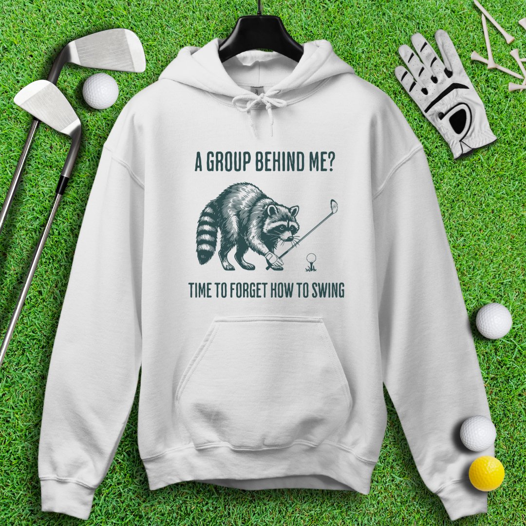 Forget How to Swing Raccoon Hoodie