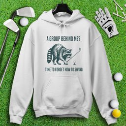 Forget How to Swing Raccoon Hoodie