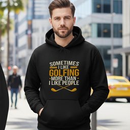 Golf Over People Hoodie