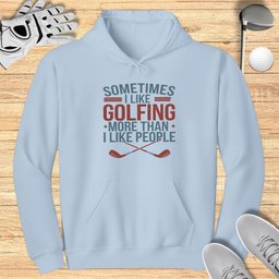 Golf Over People Hoodie
