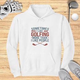 Golf Over People Hoodie