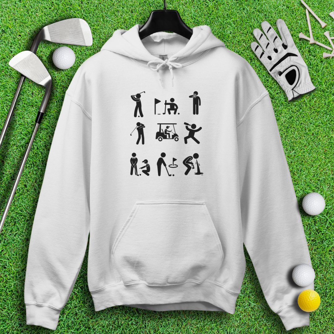 Funny Golf Icon Hoodie