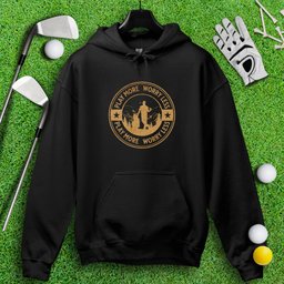 Play More Worry Less Golf Hoodie
