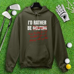 Rather Be Golfing I Mean Laundry Hoodie