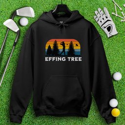 Effing Tree Retro Sunset Hoodie