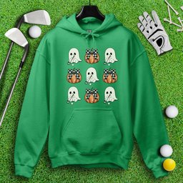 Cute Coquette Golfing Ghost Hoodie