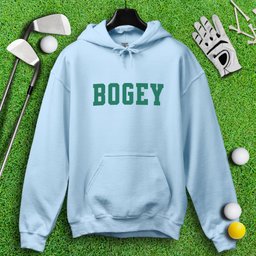 Simple Bogey Text Hoodie