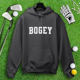 Simple Bogey Text Hoodie