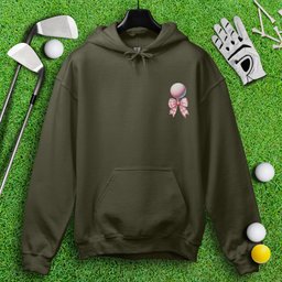 Cute Coquette Golf Ball Hoodie