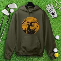 Moonlight Golfing Witch Hoodie