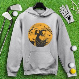 Moonlight Golfing Witch Hoodie