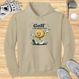 Golf Is My Happy Place Hoodie