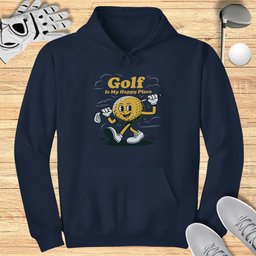 Golf Is My Happy Place Hoodie