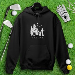 Unplug Outdoor Golfer Hoodie