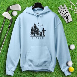 Unplug Outdoor Golfer Hoodie
