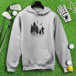 Unplug Outdoor Golfer Hoodie