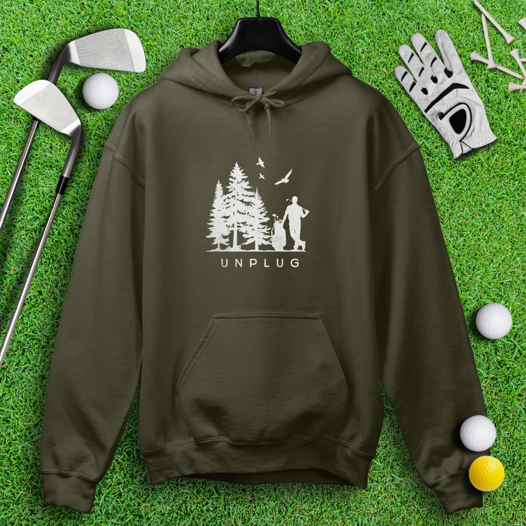 Unplug Outdoor Golfer Hoodie