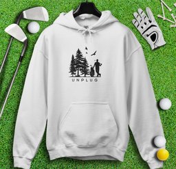 Unplug Outdoor Golfer Hoodie