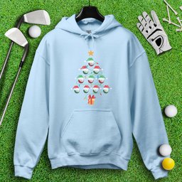 Golf Ball Christmas Tree Hoodie