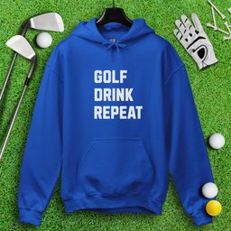 Golf Drink Repeat Hoodie