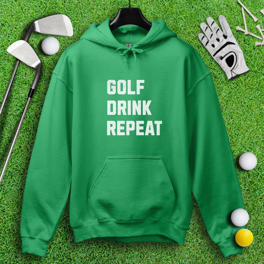 Golf Drink Repeat Hoodie
