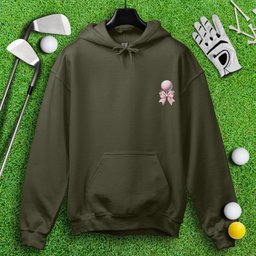 Cute Coquette Floral Golf Hoodie