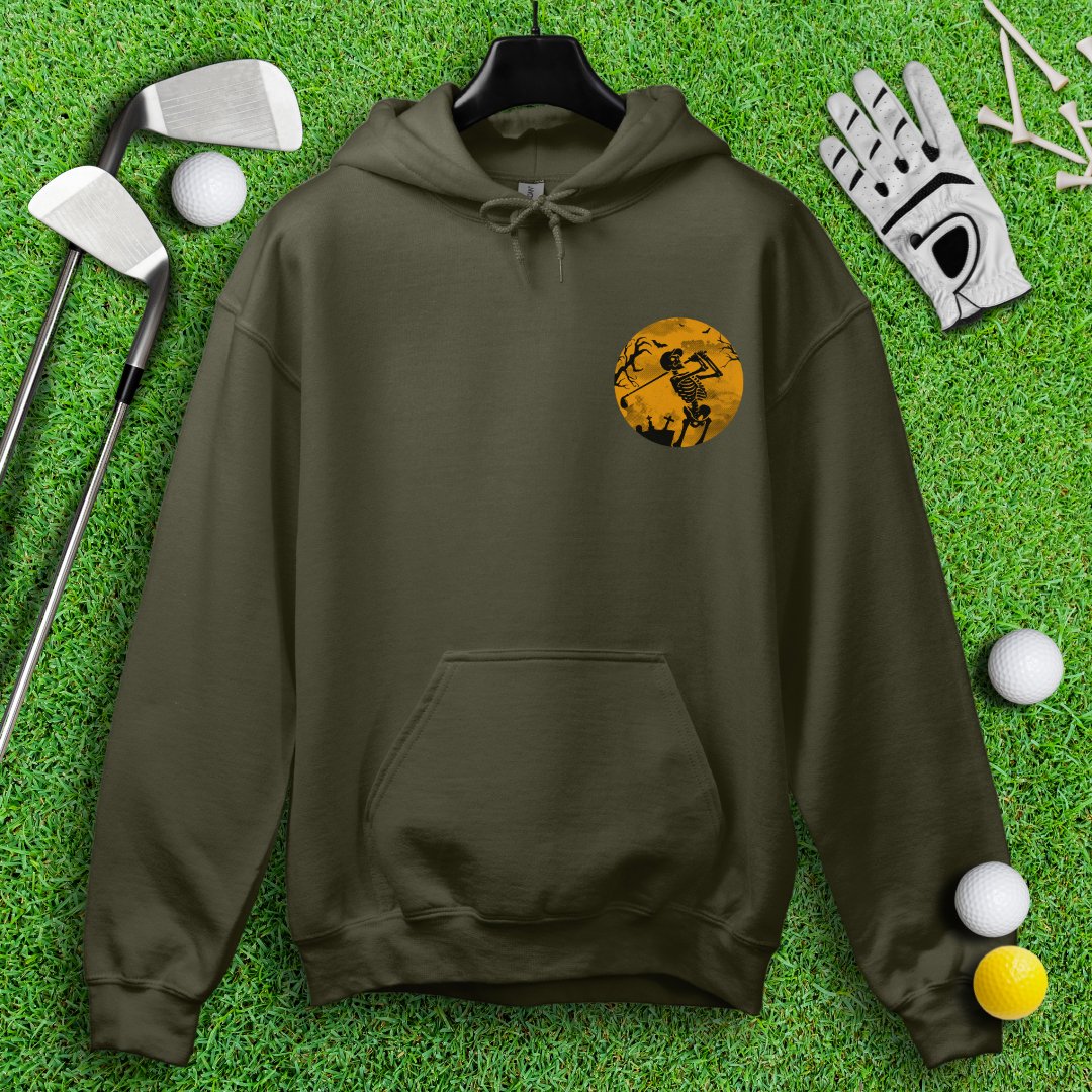 Moonlight Skeleton Golfer Hoodie