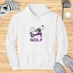 Golfer Silhouette Hoodie