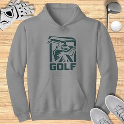 Golfer Silhouette Hoodie