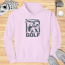 Golfer Silhouette Hoodie