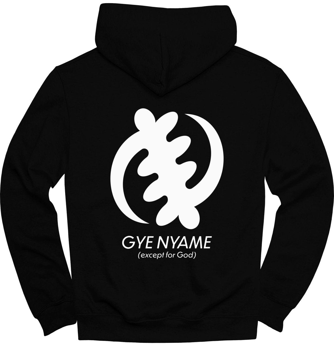 Adinkra Gye Nyame Except For God (BACK) Hoodie
