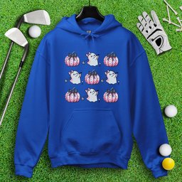 Pink Coquette Golfing Ghost Hoodie